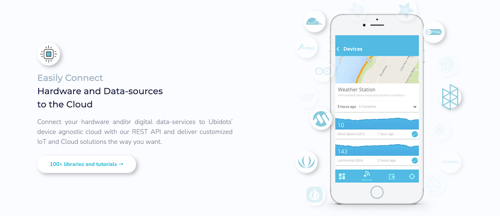 ubidots allows for easy iot device management