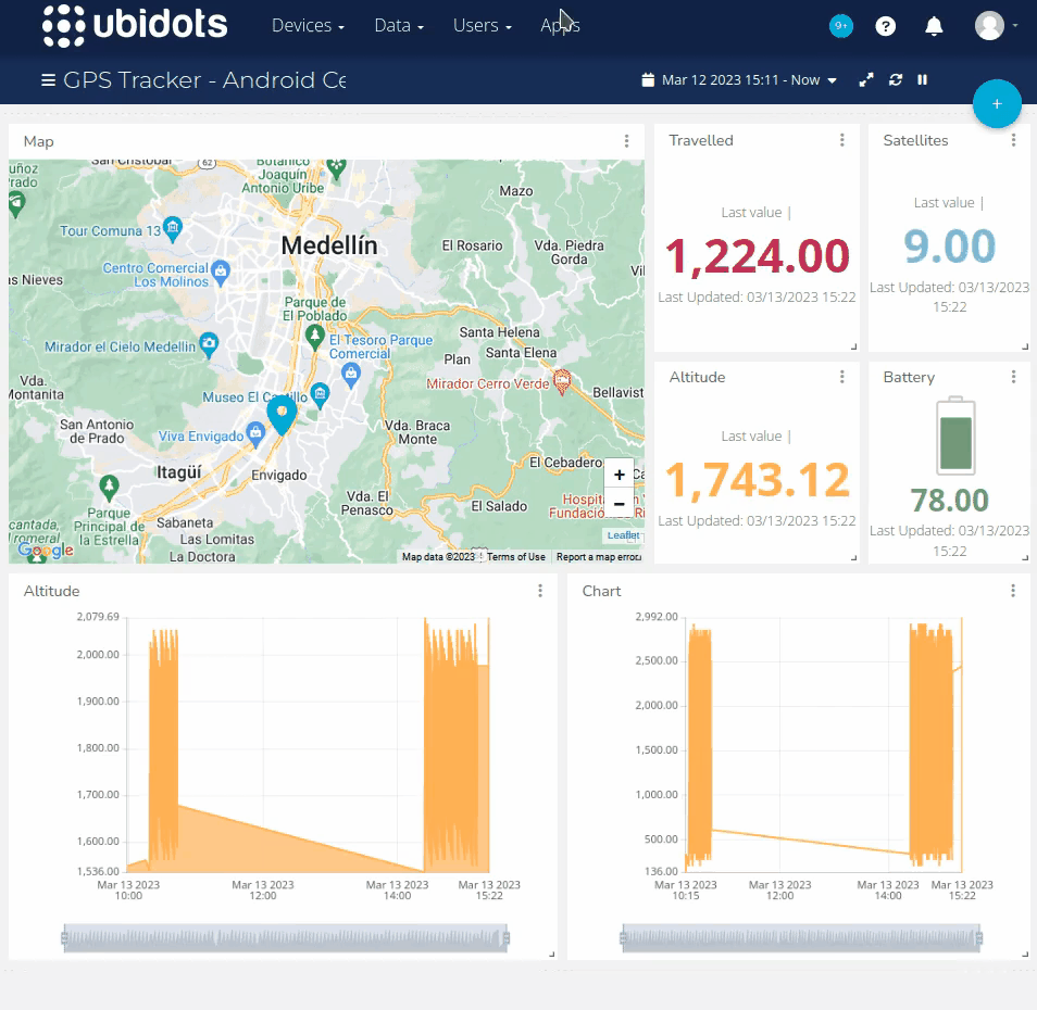 Android-powered GPS Fleet Tracker