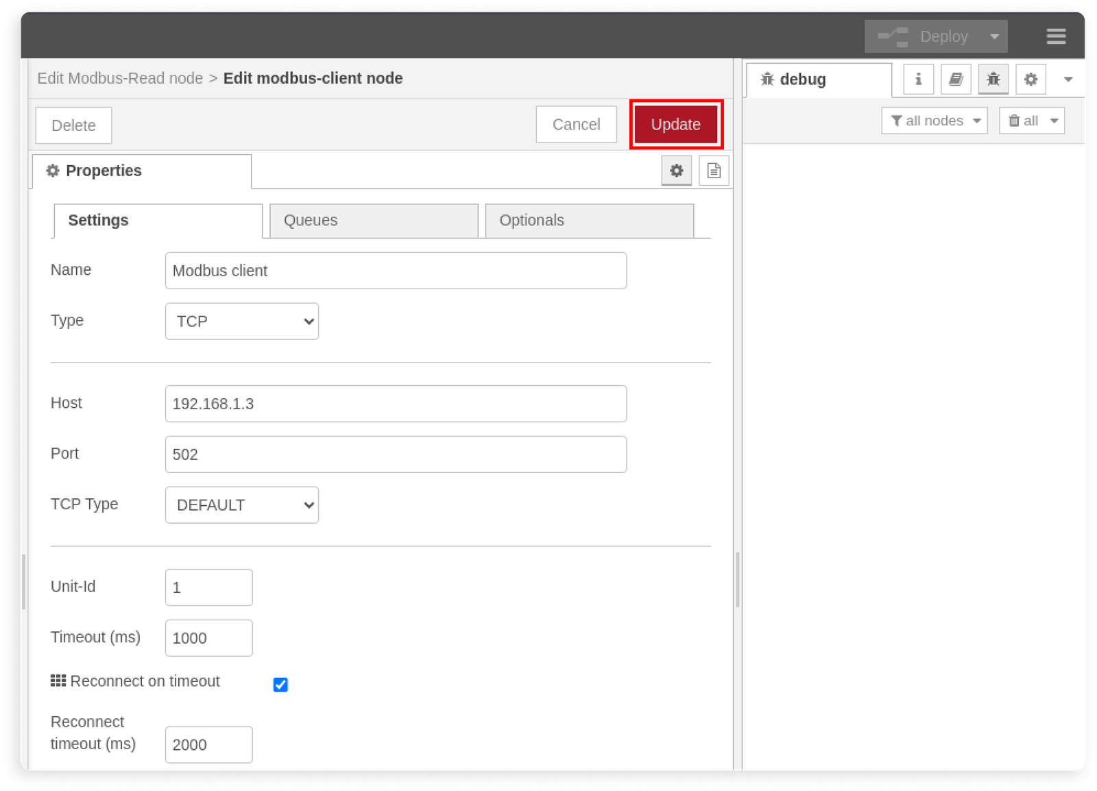 Send PLC Data to the Cloud with Node-RED & Modbus TCP