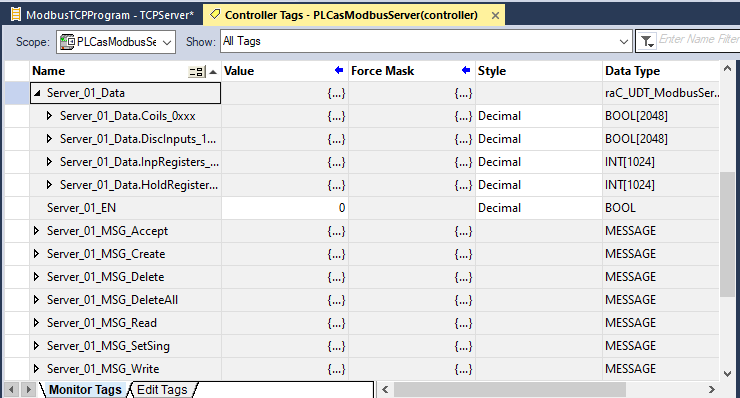 Rockwell CompactLogix PLC as Modbus TCP Server: A Quick Tutorial
